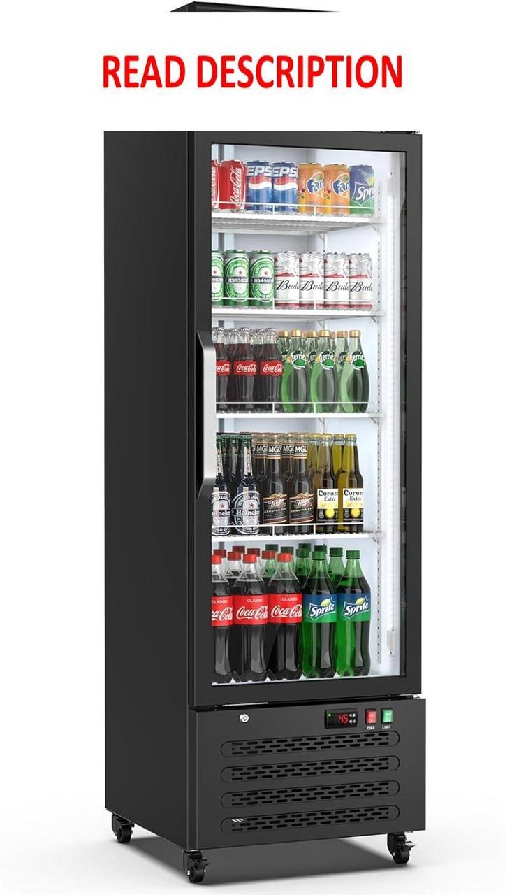 12 Cu Ft Commercial Display Fridge.