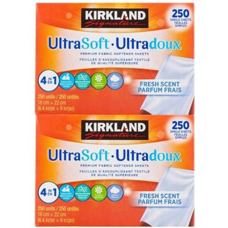 2-Pk Kirkland Signature Fabric Softener Sheets