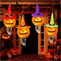 BHR Halloween Decorations Witch Hats Lights 8 Mode