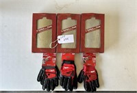 (3) 1/2 Gallon Flask With Milwaukee Gloves