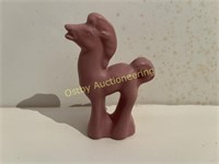 Solid Horse Figurine (pink) 4 ¼"X3"