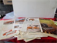 40+ TEAR OUT PAGES W/ ALLIS CHALMERS ADVERTISING