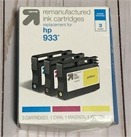 HP 933 Remanufactured 3 Color Ink Cartridges(Magen