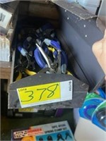 Toolbox with assorted pliers