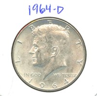 1964-D Kennedy Silver Half Dollar