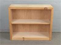 Short Wooden Book Case W Adjustable Shelf