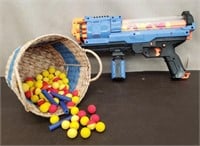 Nerf Rival XVII-3000 Foam Ball Shooter w/ Ammo.