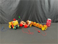 3 Vintage Pull Behind Toys