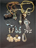 Mixed lot of bold and beautiful costume jewelry