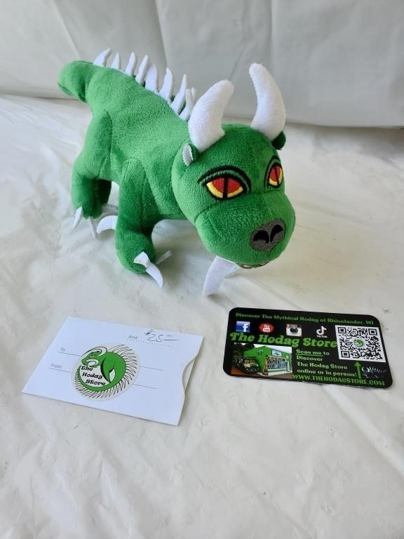 Hodag Store Gift Card and Plush Hodag