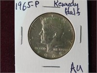 1965 P KENNEDY HALF DOLLAR 40% AU