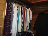 Large group of ladies clothes sizes M-LG. Polo