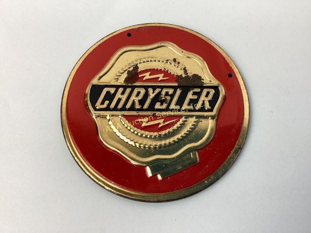Chrysler metal emblem vintage