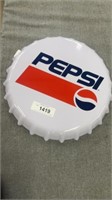 Metal Pepsi sign