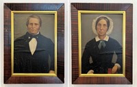 19th C. Pair of Portrait Paintings