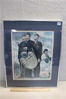 NICE NORMAN ROCKWELL FRAMED PRINT