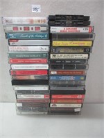 AN ASSORTMENT OF CASSETTE TAPES