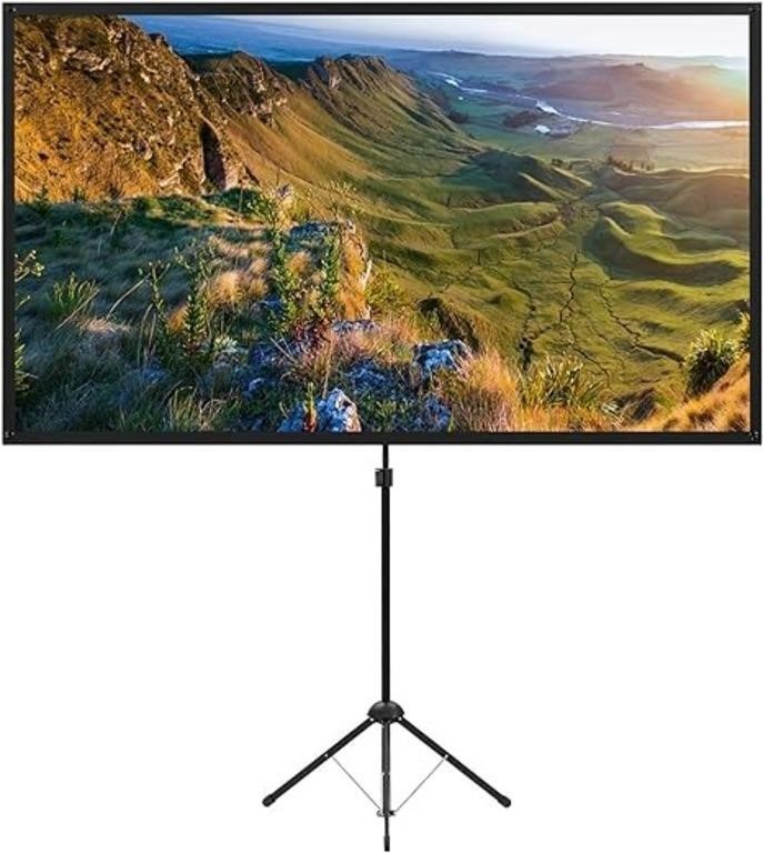 Projector Screen And Stand, Hyz 100 Inch Rear