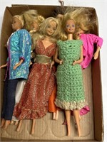 Lot of 6 Misc Vintage Barbie Dolls