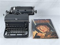 Royal Typewriter & WWII Scrapbook