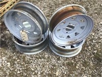 4 NEW TRAILER RIMS 13 in 5 HOLE