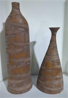 (E) Pottery Vases (Approx. 16" - 21")
