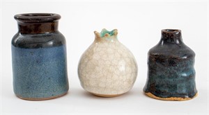 American Art Pottery Studio Ceramic Vase, 3