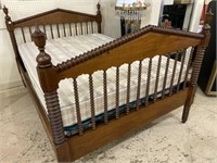 Antique Ornate Spindle Bed