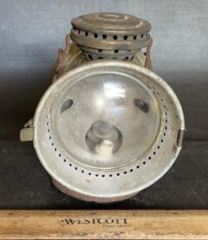 VINTAGE 20th CENTRUY BICYCLE MOTOR BIKE LANTERN