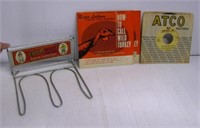 Vintage Van's Boot Saver and (3) 45 RPM records