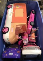 Large box lot of Barbie accessories