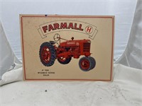 Single Sided Metal Farmall Sign