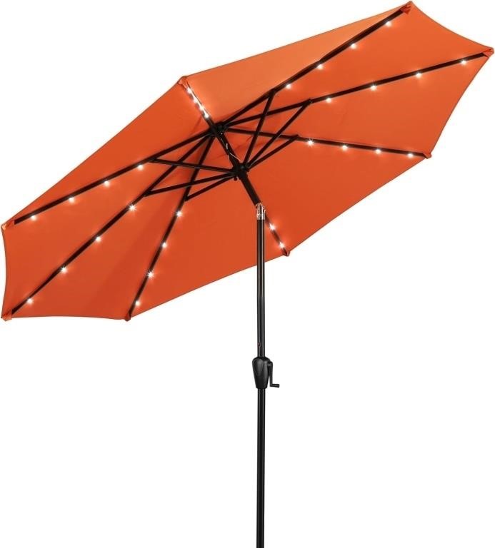 TN1006  Sun-Ray 9 Solar Lighted Patio Umbrella O