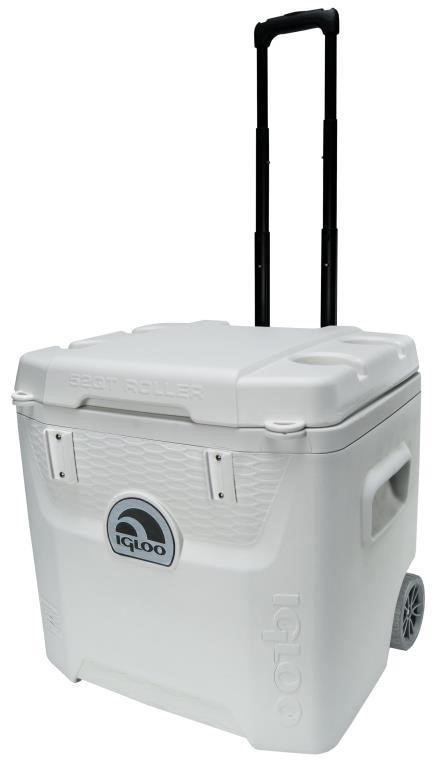 FM6004  Igloo 52QT Marine Cooler 5-Day, Wheels, Wh