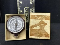 Vintage Boy Scouts of America Compass w/ Box