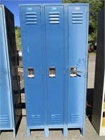 (3) Metal Lockers - 36" x 18" x 78"