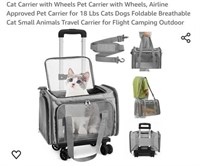 MSRP $41 Wheeled Pet Carrier