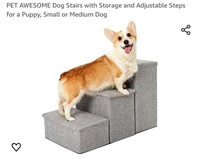 MSRP $42 Dog Stairs with Storage Inside