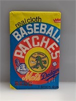 1975 Fleer Real Cloth Baseball Patches pack