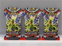 (3) Pokemon Obsidian Flames Booster Pack