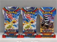 (3) Pokemon Obsidian Flames Booster Pack