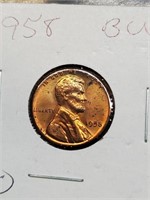 BU 1958 Wheat Penny