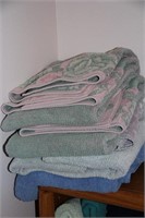 Lot of bath towels