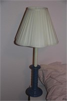 Vintage blue table lamp