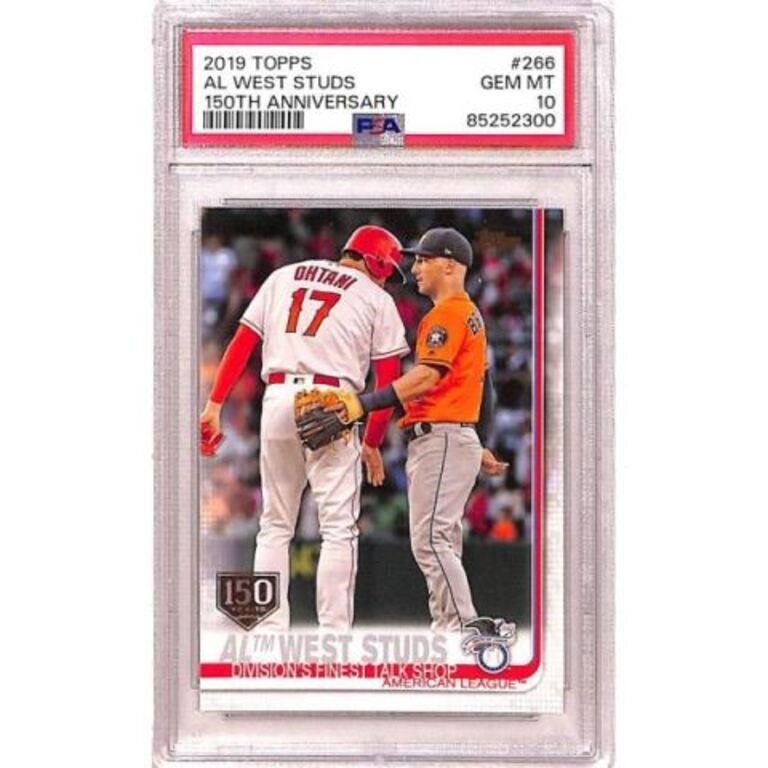 2019 Topps Ohtani/bregman Psa 10