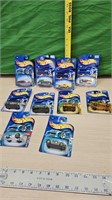 10- Hotwheels cars