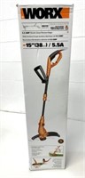 New Worx 15" 5.5a Electric Grass Trimmer
