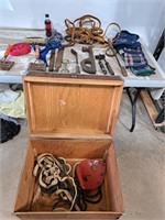 Tack box and livestock supplies