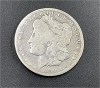 1890 CC MORGAN SILVER DOLLAR