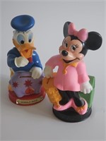 2VTG DISNEY BANKS-MINNIE MOUSE AND DONALD DUCK